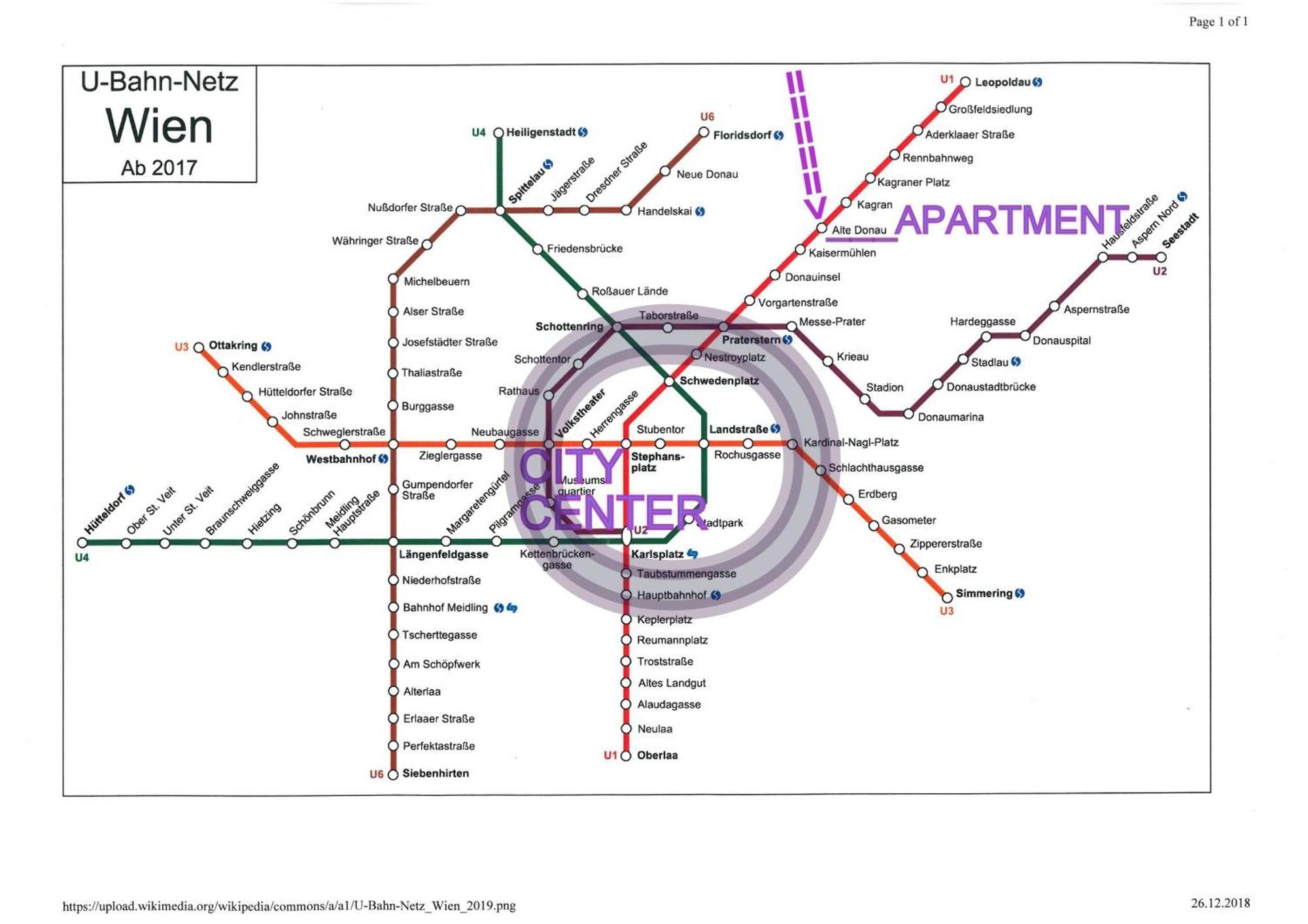 Yuki'S Place - Un-Vic, Danube Beach And Subway Near To Downtown Wien Exterior foto