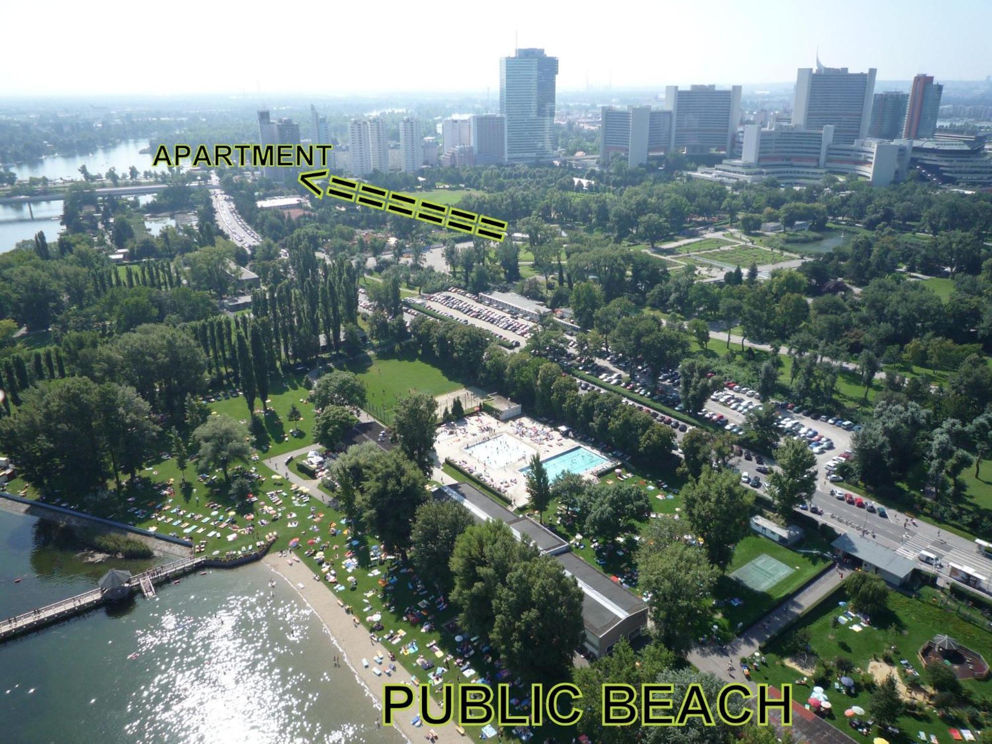 Yuki'S Place - Un-Vic, Danube Beach And Subway Near To Downtown Wien Exterior foto